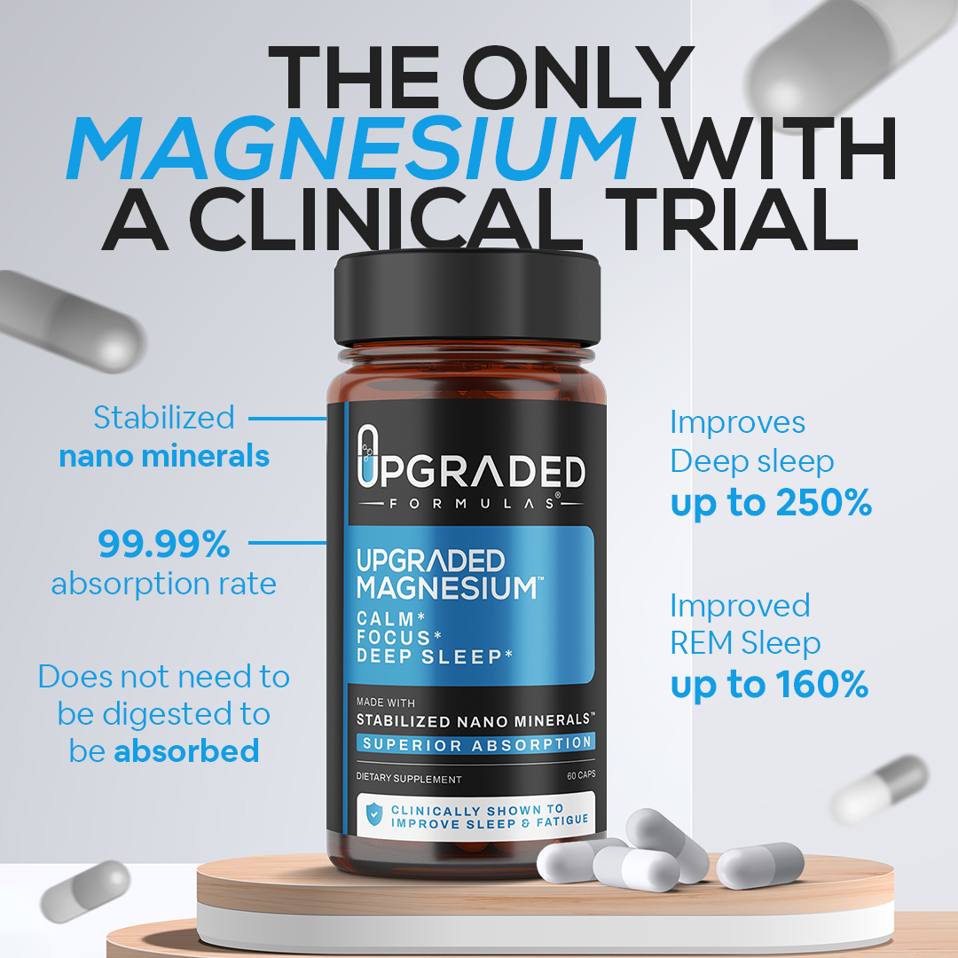 Upgraded Magnesium – Nano Absorption Sleep & Wellness Supplement