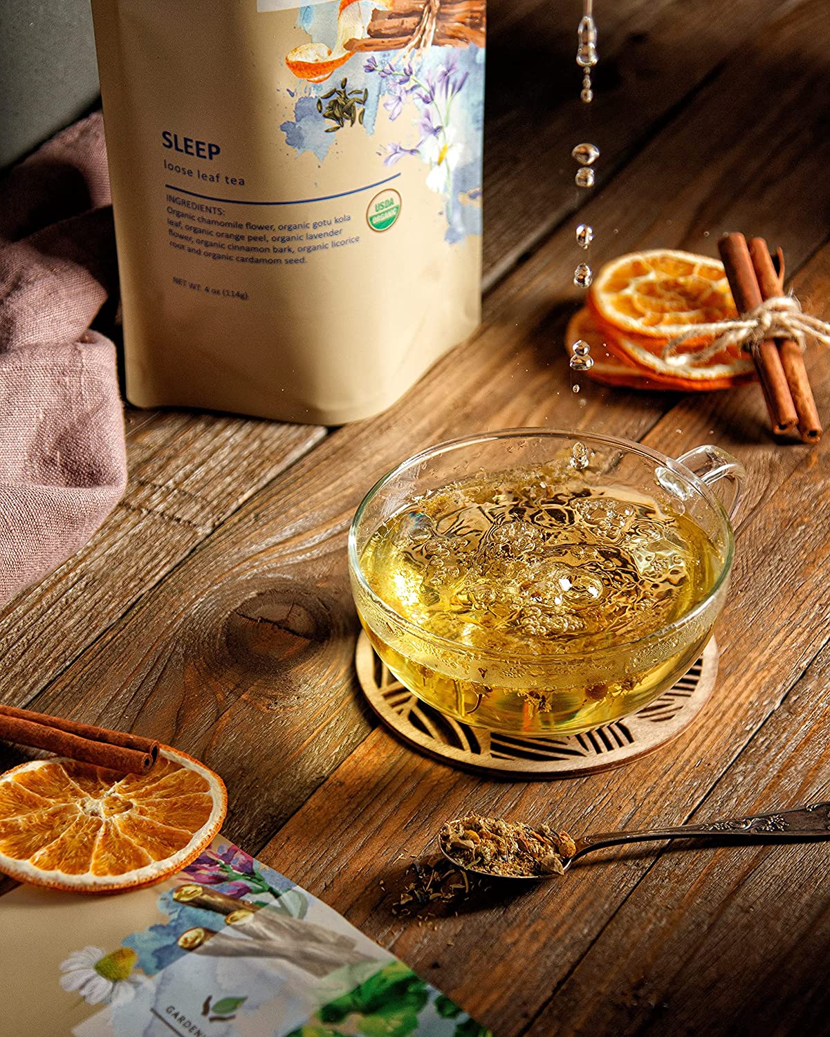 Sleep Tea – Organic Chamomile, Lavender & Gotu Kola Evening Blend