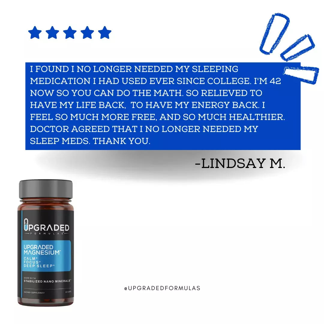 Upgraded Magnesium – Nano Absorption Sleep & Wellness Supplement