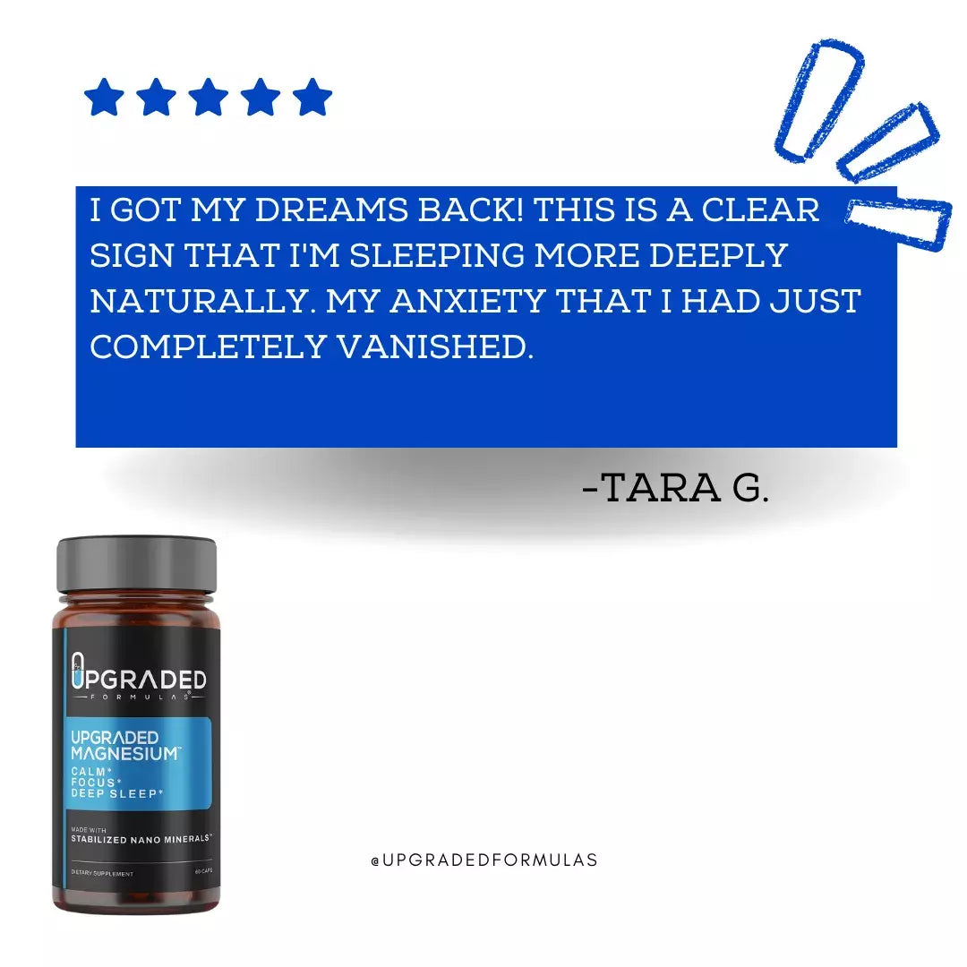 Upgraded Magnesium – Nano Absorption Sleep & Wellness Supplement