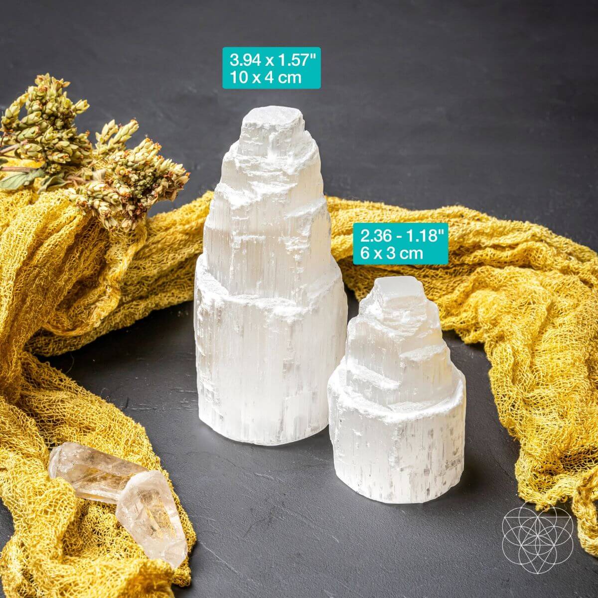 Selenite Cleansing Lamp – Crystal Nightlight for Sleep & Energy Cleansing