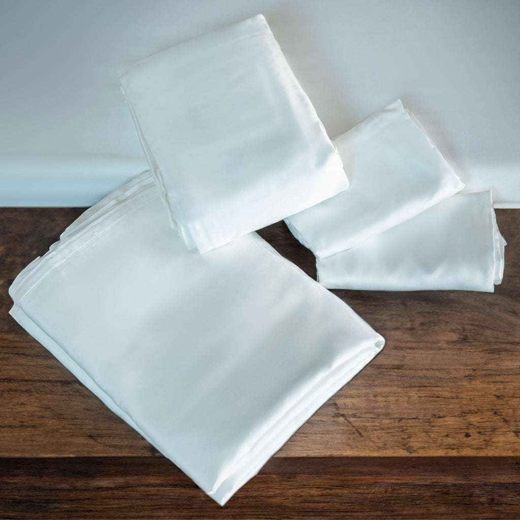 Eucalyptus Silk Sheets – Cooling, Breathable & Hypoallergenic